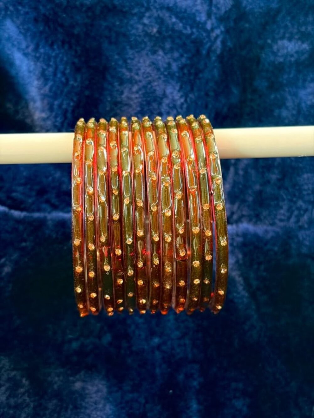 Women's Multi-Piece Rhinestone Bangle Set, Translucent Stackable Resin Wristband